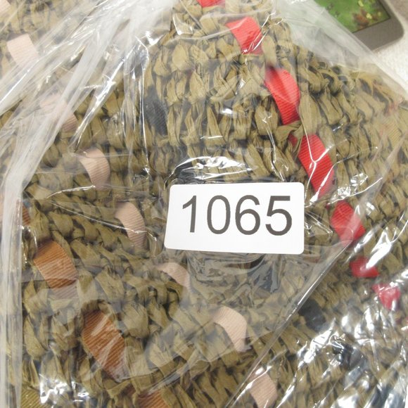 J. Crew Rafia and Ribbon Straw Shoulder Bag Size OS Woven Slouch - Picture 14 of 14